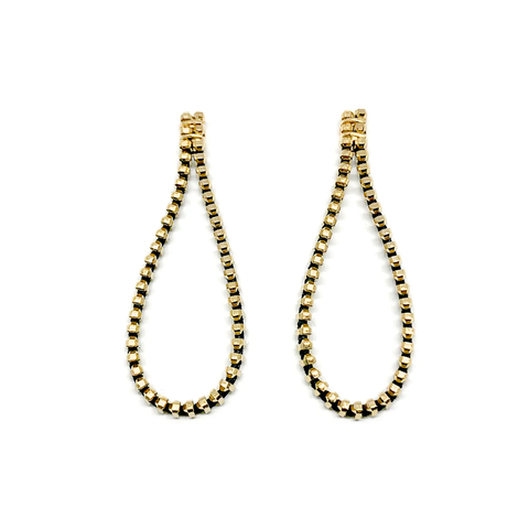 Loop Earrings, Gold
