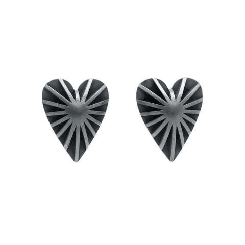 Radiant Heart Studs