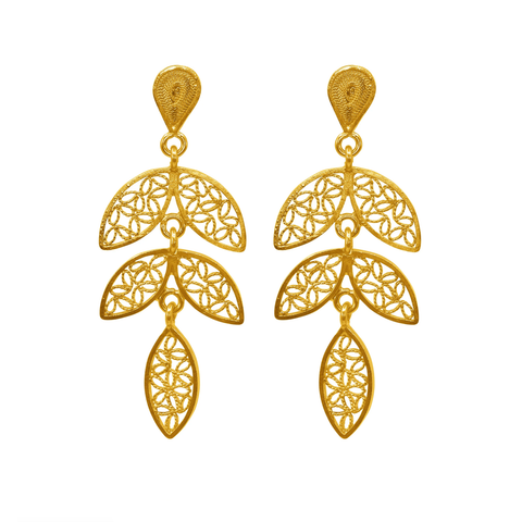 Lorraine Earrings, Medium