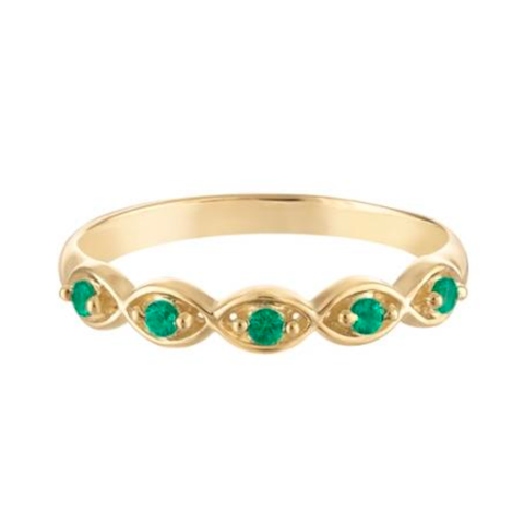 EyeBye Ring, Emerald