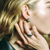 Daisy Field Hoops