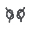 Crossbeam Knot Earrings