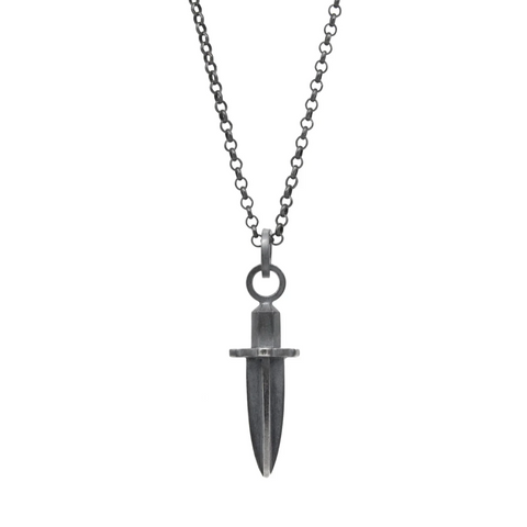 Et Tu Dagger Pendant Necklace