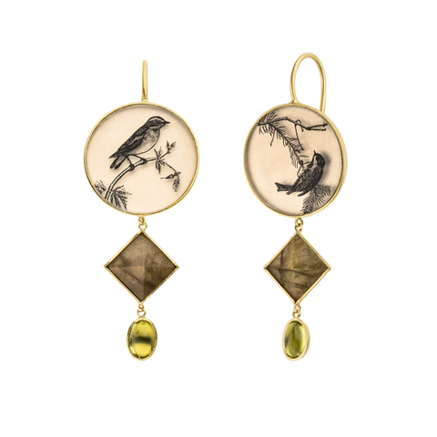 Sparrow Short Droplet Earhangers