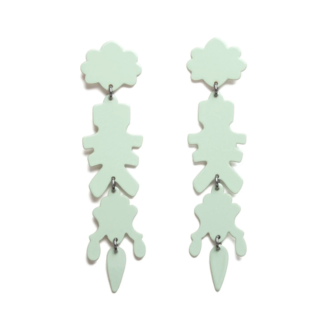 Chandelier Max 09 Earrings, Moss