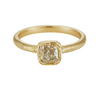 Cushion Lemon Diamond Ring