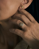 Armach Cushion Fancy Lemon Diamond Cocktail Ring