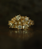 Old Cut Diamond Cluster Cocktail Ring