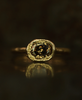 East West Oval Chocolate Diamond Ring