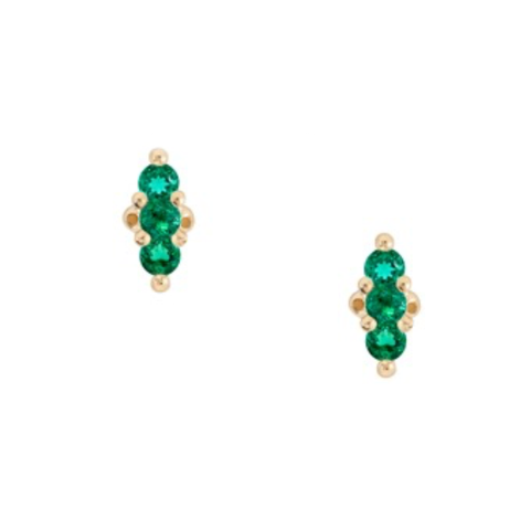 Hope Studs, Emerald