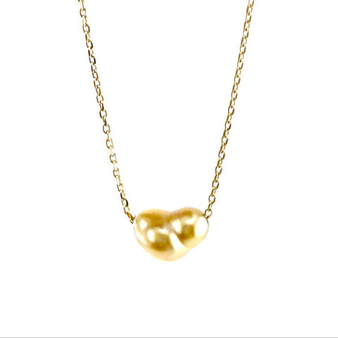 Peach South Sea Pearl Necklace