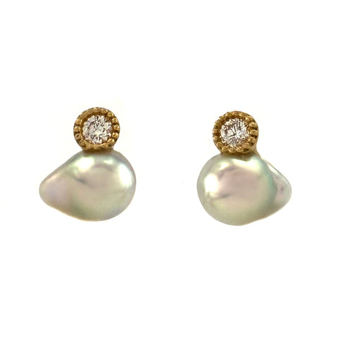 Baby Akoya Pearl Earrings