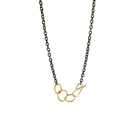 Three Ring Chain Necklace