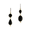 Onyx Two Tier Earrings