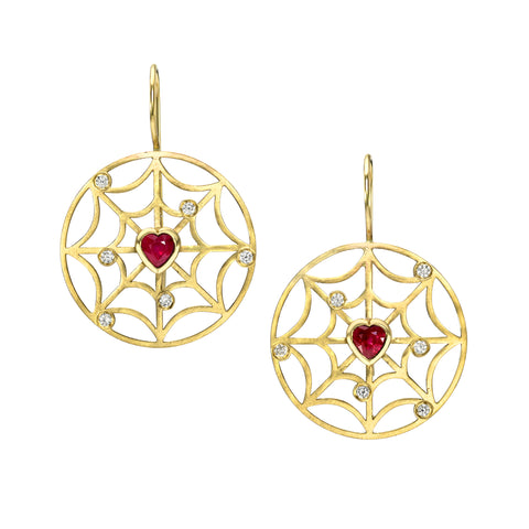 Web of Love Earrings