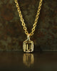 Chocolate Diamond Nugget Pendant Necklace
