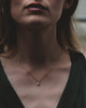 Baguette White Diamond Pendant Necklace