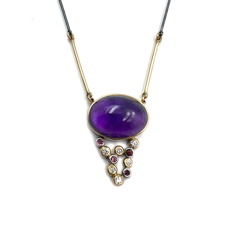 Amethyst Cascade Necklace