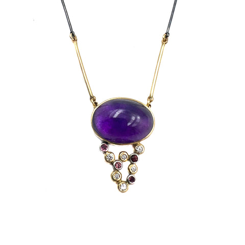 Amethyst Cascade Necklace