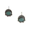 Aqua Chalcedony Arch Earrings