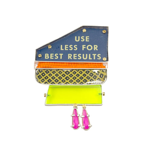 Practical Consumerism Brooch