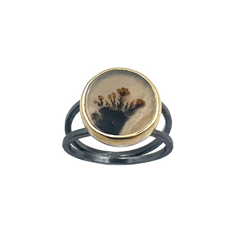 Dendritic Agate Ring