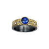 Gold Dust & Sapphire Band