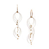 Feather Teardops Hook Earrings (Mini)