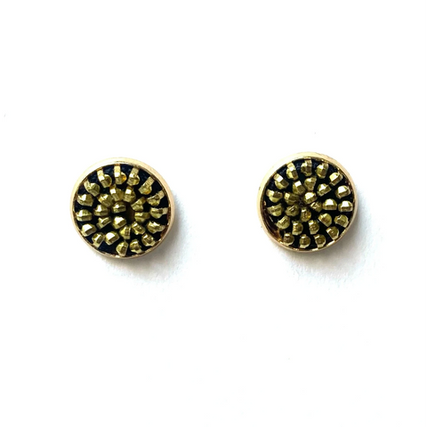 Bezel Studs, Gold