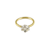 Half Moons Diamond Ring