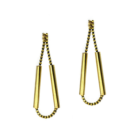 Loop Earrings, Gold