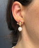 Pretty In Pink Crowned Skull Earrings