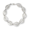 Fan Link Bracelet, Silver