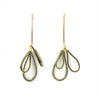 Spinkles Zipper Earrings, Gold