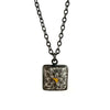 Square Chrysanthemum Pendant