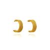Tiny Gold Filigree Hoops