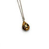 Golden Poppy Charm Necklace