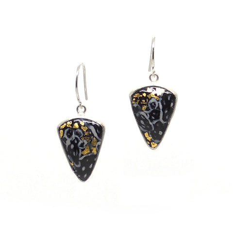 Black Cactus Earrings