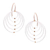Bullseye Hook Earrings, Multiple Colors