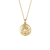 Moonface Pendant with Diamond Eyes