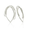 Drawing No. 1 Earrings, Silver