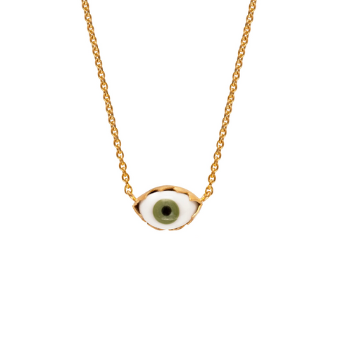 Eye Necklace, Green