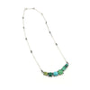 Green Curve Stone Necklace