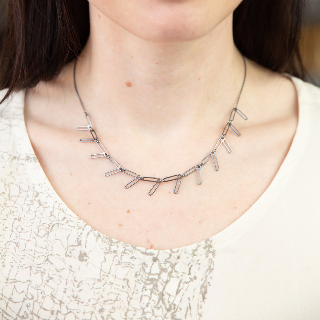 Angled Link Necklace