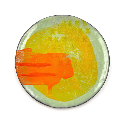 Circle Line Drawing Series #8, Necklace/Brooch