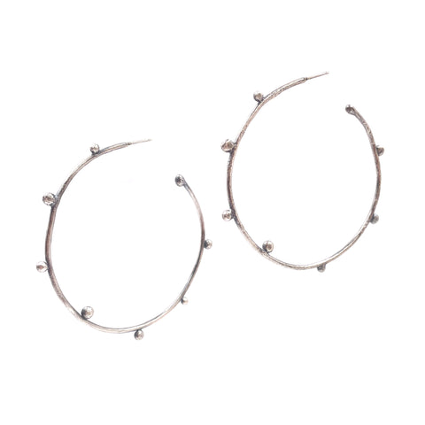 Studded Hoops, Large