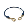 Sister Clasp Bracelet, Indigo Cord