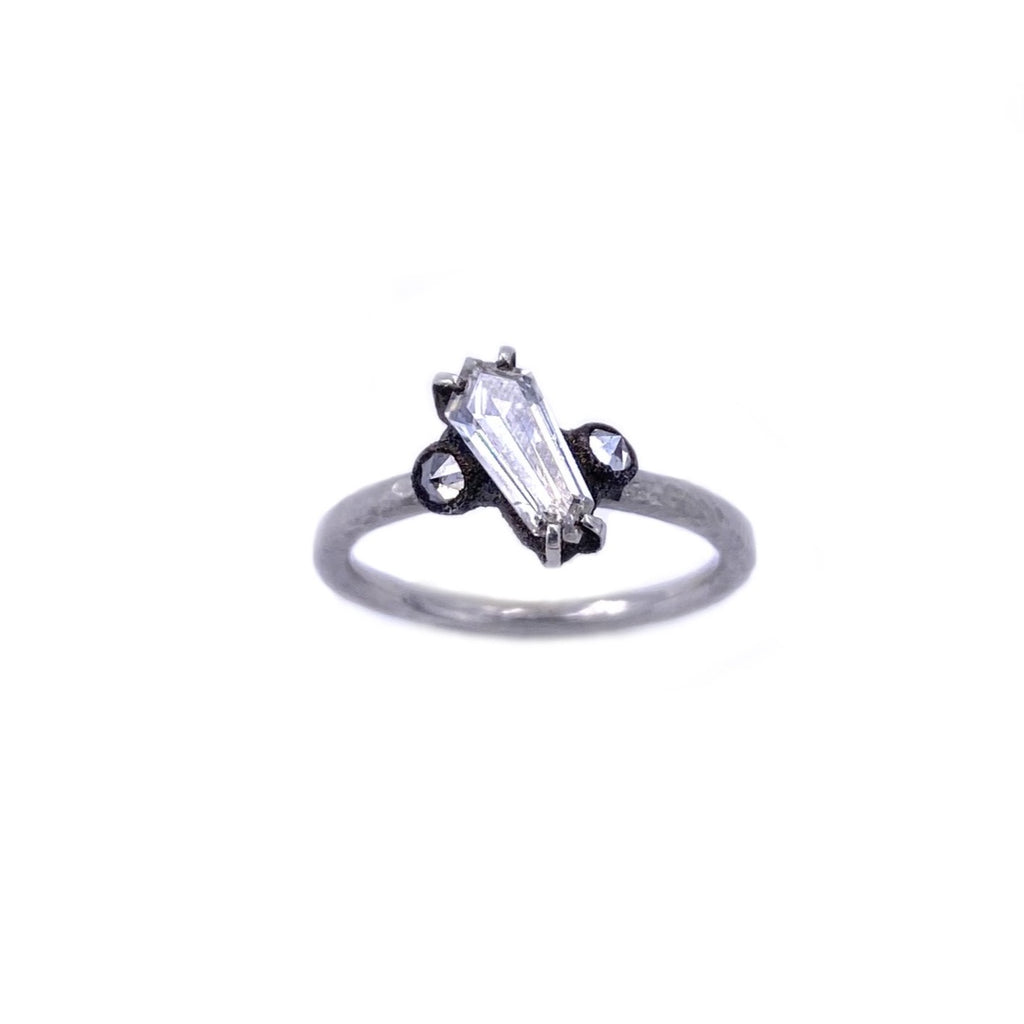 Kite Shaped Diamond Ring