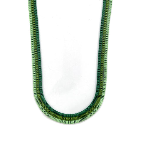 Mesh Necklaces, Greens