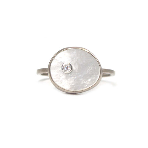 Mother-of-Pearl Inset Ring